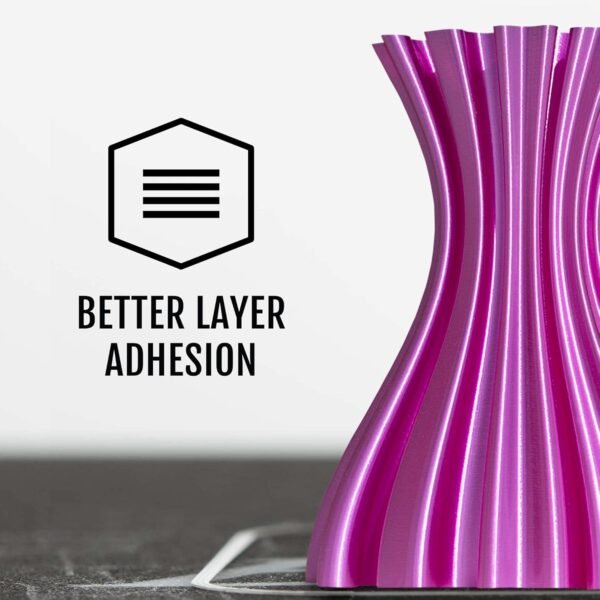 HATCHBOX Metallic Finish PLA 3D Printer Filament, Dimensional Accuracy +/- 0.03 mm, 1 kg Spool, 1.75 mm, Purple - Image 4