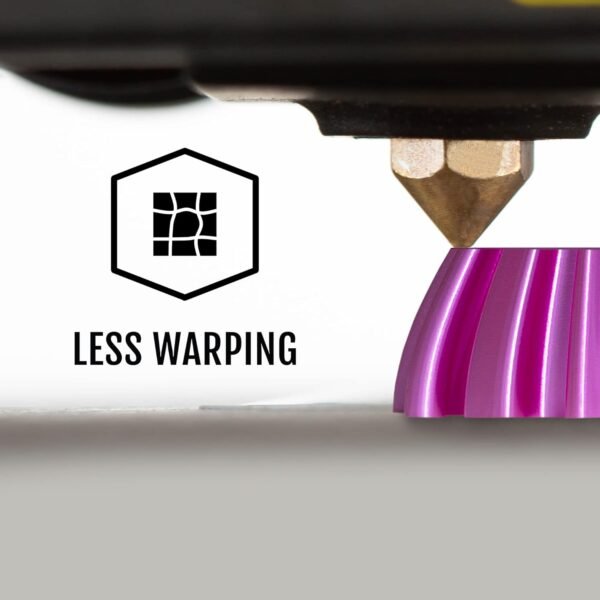 HATCHBOX Metallic Finish PLA 3D Printer Filament, Dimensional Accuracy +/- 0.03 mm, 1 kg Spool, 1.75 mm, Purple - Image 5