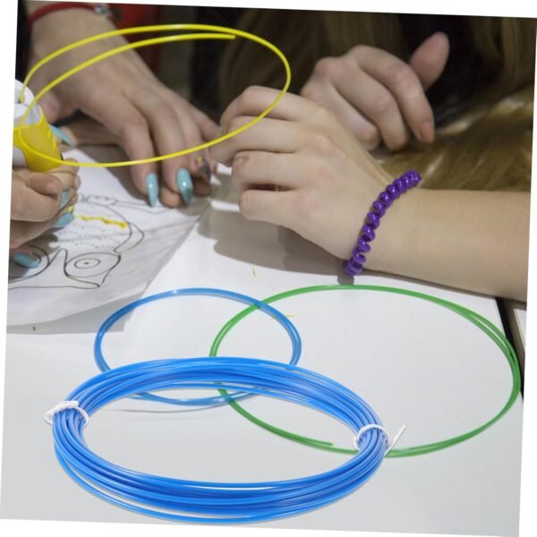 Pen Filament Refills Abs Random Color Printer Filament for Drawing Objects Vacuum Sealed Compatible with All Standard Printers Low Shrinkage Rate - Image 4