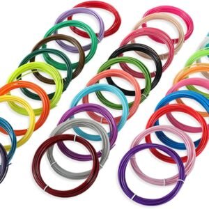 3D Printer Pen Filament 1.75mm Color Filaments 30Pack Random Color for Education and Fun