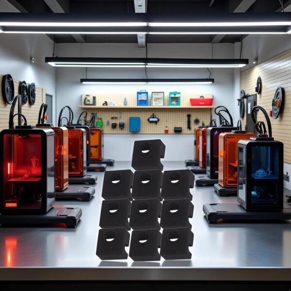 10Pcs Black 3D Printer Hotend Silicone Sock Heater Block Silicone Cover for Ender 3/3 Pro/3 V2, Ender 5/5 Plus/ 5 Pro, CR 10 Series, MK7/ 8/9 3D Printer Hotend，3D Printer Parts and Accessories - Image 9