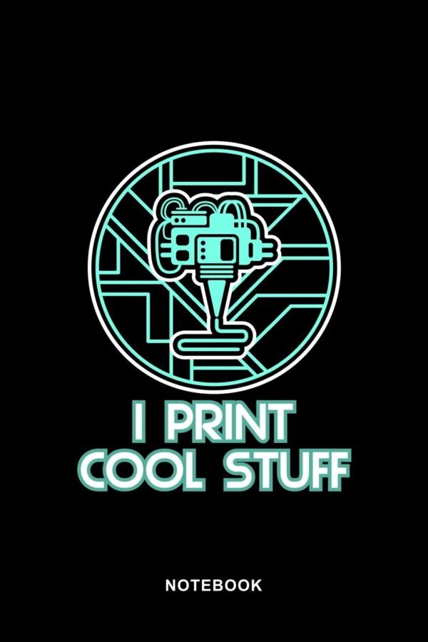 3D Printing Art Graphic Notebook: 3D Printing Graphic Art Dot Grid Pages Maker Notebook / Journal Gift (6 x 9 - 110 dot grid pages)