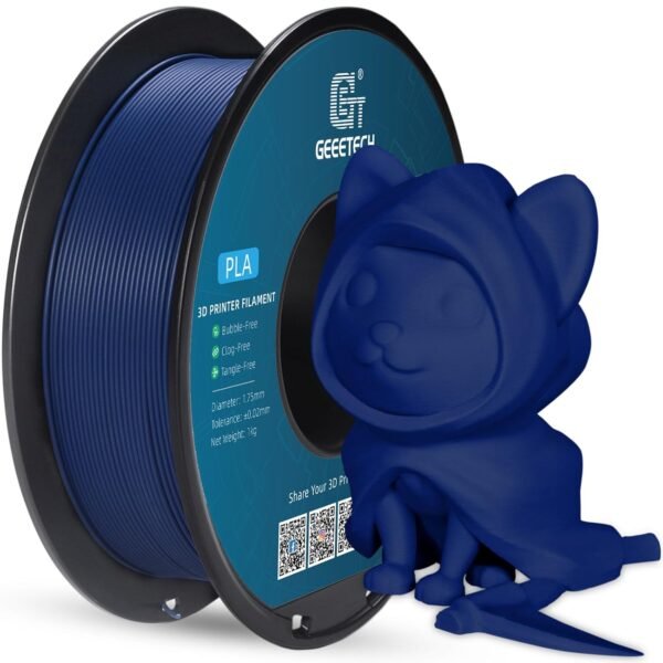 GEEETECH Matte PLA Filament 1.75mm,Navy Blue PLA Matte 3D Printer Filament 1kg Spool (2.2lbs),Dimensional Accuracy +/- 0.02 mm,1.75 PLA Filament Matte 3D Printing Filament - Image 5