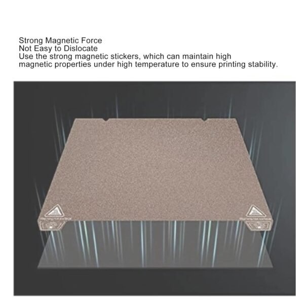 3D Printer Build Plate Sheet Double Sided Powder Sprayed Magnetic Spring Steel Flexible Printing 150x150mm - Image 4