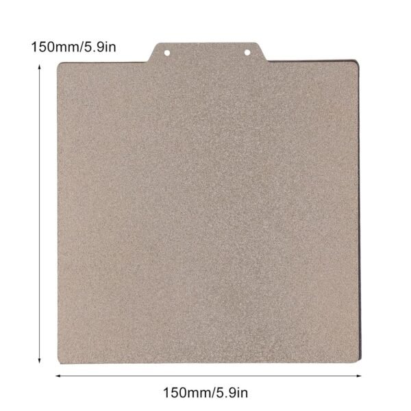 3D Printer Build Plate Sheet Double Sided Powder Sprayed Magnetic Spring Steel Flexible Printing 150x150mm - Image 7