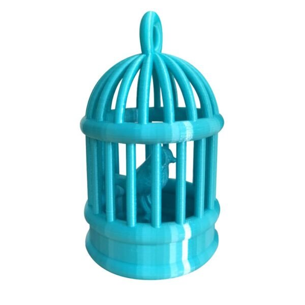 CC3D Silk Blue PLA Filament 1.75mm 3D Printer Filament 1KG Shiny Cyan PLA 3D Printing Material Shine Silky Shiny Metallic Metal Light Blue Filament - Image 5