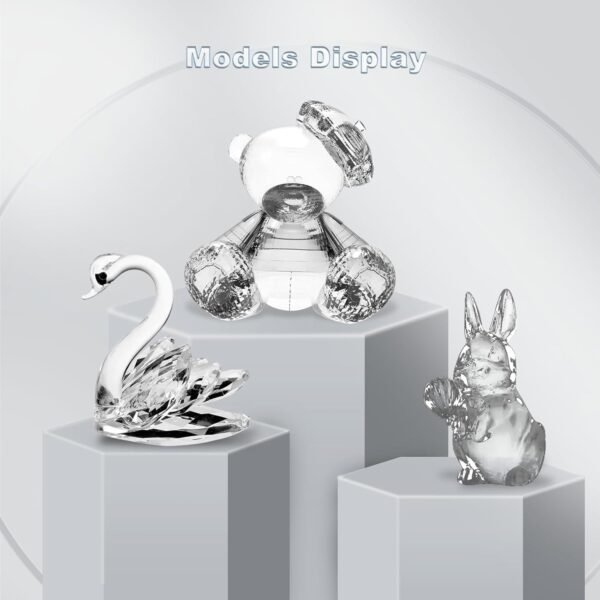 YOUSU High Transparency 3D Printer Resin, Non-Yellowing High Resolution 3D Printing Resin, Ultra-Clear 1000g - Image 4