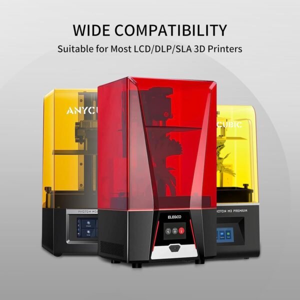 YOUSU High Transparency 3D Printer Resin, Non-Yellowing High Resolution 3D Printing Resin, Ultra-Clear 1000g - Image 5