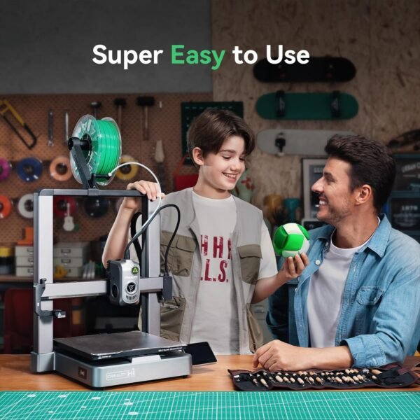 Creality HI 3D Printer Multi-Color 3D Printer (CFS not Include) 500mm/s High-Speed Performance, Smart Bed Calibration Anti-Clog Hotend,260x260x300mm Build Volume (10.2×10.2×11.8in)（A - Image 7