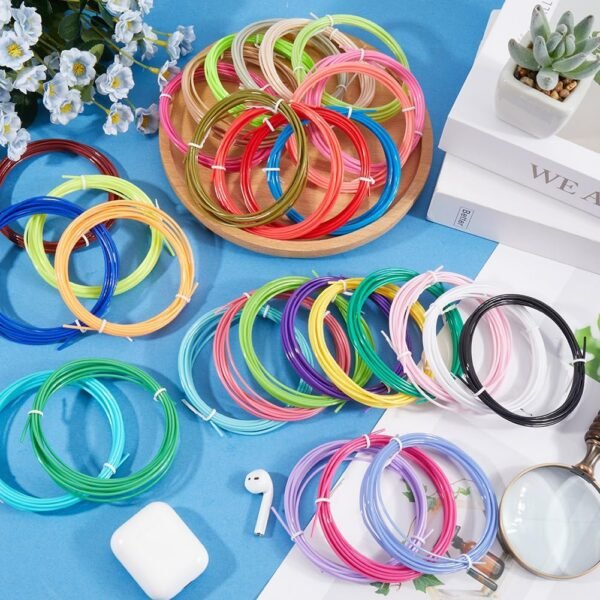 CREATCABIN 3D Pen PLA Filament Refills 30 Bundles 30 Colors 3D Printing Pen Filament 1.75mm Mixed Color Dimensional Accuracy +/- 0.02mm High Temperature Fit Most 3D Printing Pen 3 Meter - Image 4