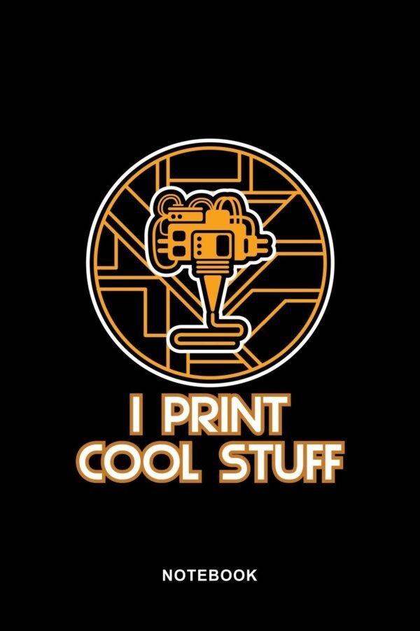 3D Printing Art Graphic Notebook: 3D Printing Graphic Art Dot Grid Pages Maker Notebook / Journal Gift (6 x 9 - 110 dot grid pages)