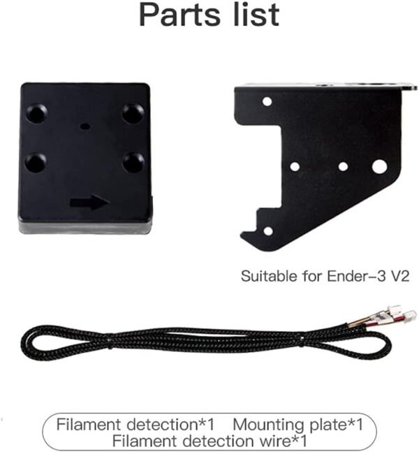 Creality Ender 3 V2 Filament Sensor Kit, 3D Printer Parts Filament Detection Device Sensor Kit for Ender-3, Ender-3Pro, Ender-3 Max, Ender-6, CR-10 V2/V3, CR-10S Pro/V2,CR-10 Max - Image 7