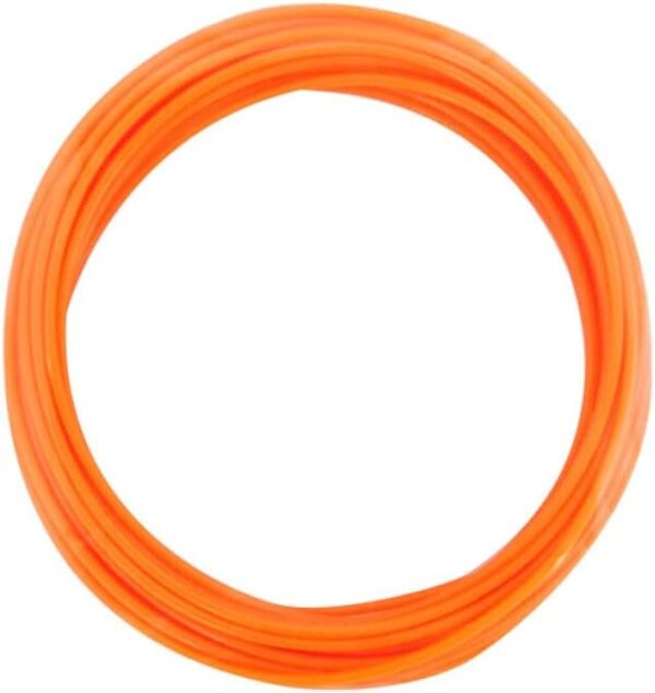 1.75mm 3D Printing Pen Filament Refills Abs 10m Orange Roll Vacuum Sealed for 190-230℃ Working Temp -0.02mm Accuracy