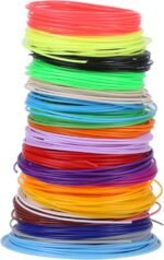 20 Colors Filament Refills 1.75mm PCL, Pen Filament Refills for Low Temperature 3 D Pen PCL Filament Refills 16.4 Feet,3D Pen Material Refill 3D Pen Filament Refill