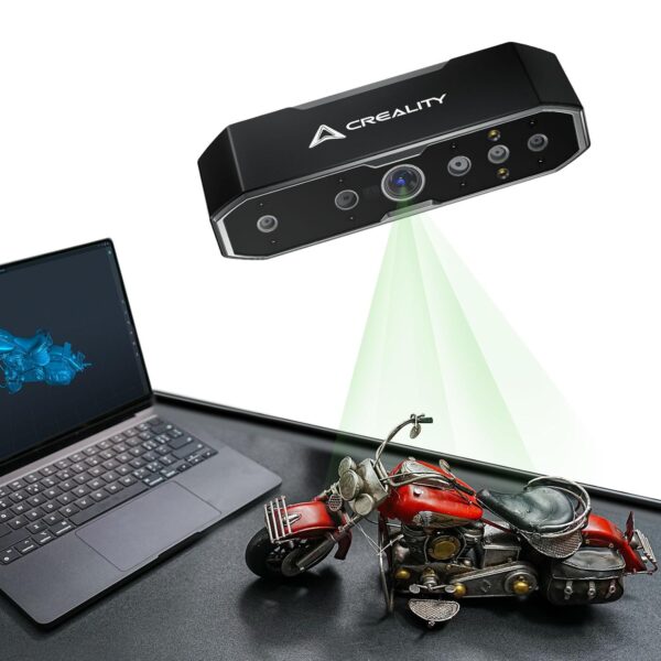 [2024 Upgrade] Creality 3D Scanner CR-Scan Otter for 3D Printing, 3D Printer Scanner with Four-Lens Stereo Vision, 10-2000mm Scanning Range, Anti-Shake Tracking, 0.02mm Accuracy for mac OS/Windows - Image 2