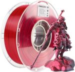2025 Upgrade US Raw Materials Silk PLA 3D Printer Filament, Dual Color Red Black PLA 1.75mm, Shiny Multi Color Change Filament 3D Printing PLA Filament for Most FDM 3D Printer, +/-0.02mm, 1kg/2.2lb
