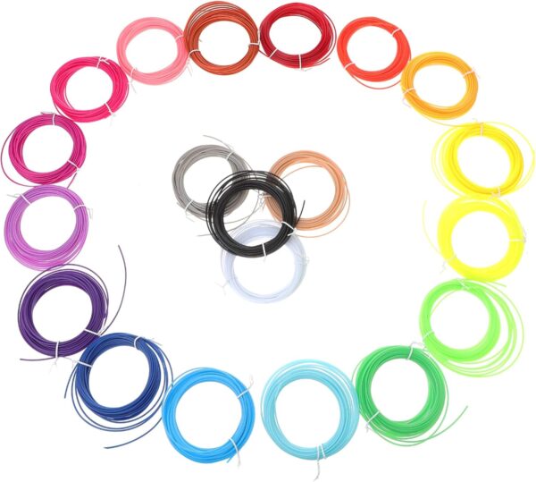 20pcs Printing Consumables Stencils for Painting Filament Dryer 3D Printing Pen Refills 3D Pen Filament Refills Filament Printer Printers Printing Supplies 3D Pen Filament Plastic