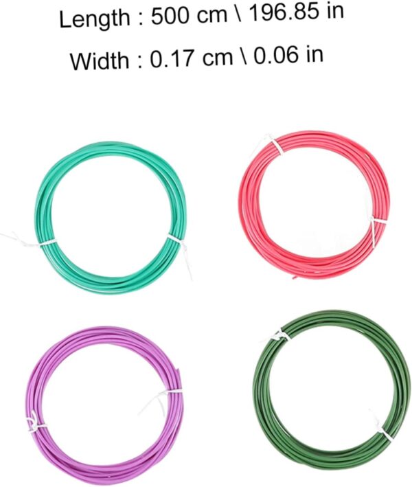 20pcs Printing Pen Filament Filaments for Pen Art and Crafts for Projects Compatible with Low Temperature Materials - Image 2