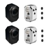 2PCS Aluminum Heater Block and 2PCS Silicone Socks Cover for Pursa I3 MK4/MK3.9/XL of 3D Printer Parts & Accessories, Extruder Hotend Heating Blocks and Silicone Sock Protecting
