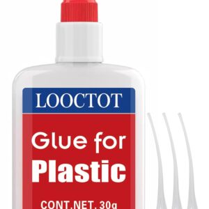 30g Plastic Glue,Adhesive for Legos&Miniatures,3D Printing,Toy Car,ABS,PVC;Super Instant Glue Bonding Between Plastics, Waterproof Clear
