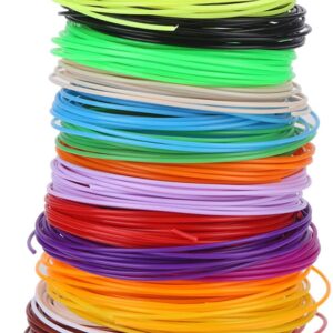 3D Pen Filament Refill, 3D Pen PLA Filament, 20 Colors 3D Printer Filament for 3D Printer Printing Pen Low Temperature