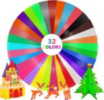 3D Pen Filament Refills 32 Colors 320ft Each Color 10 feet 1.75mm PLA 3D Pen Filament (32 Colors)