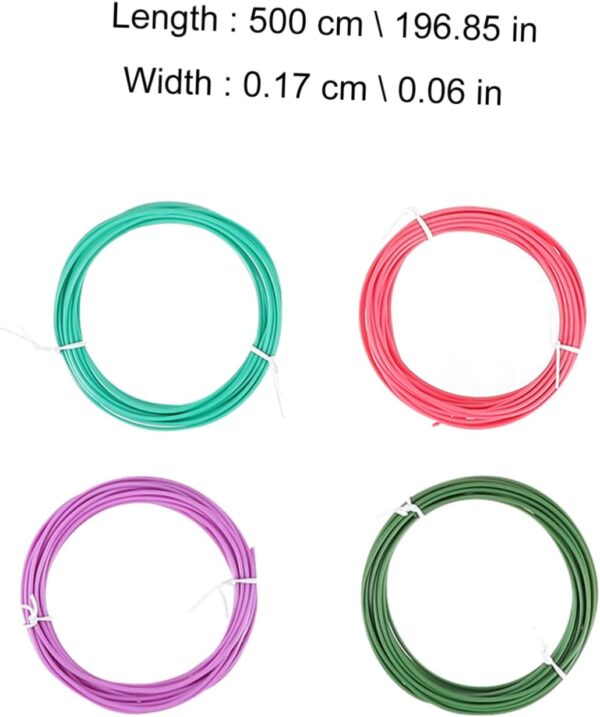 3D Pen Filament Set 20pcs Filament 1.75mm Printing Materials Refills Multi-Colors Great for Beginners Experts - Image 2