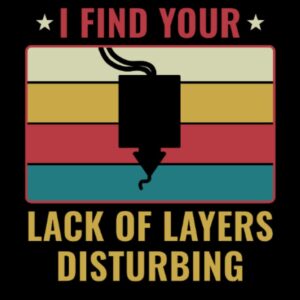 3D Print Funny 3D Printing Lack of Layers: College Ruled Lined Paper, 120 pages, 6 x 9
