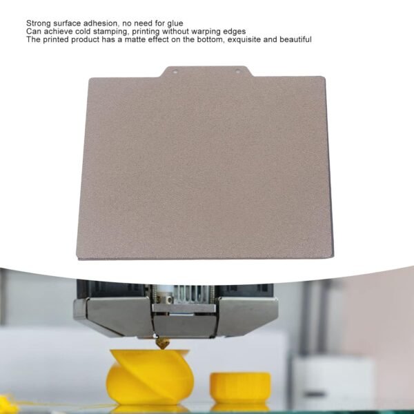 3D Printer Build Plate Sheet Double Sided Powder Sprayed Magnetic Spring Steel Flexible Printing 150x150mm - Image 2