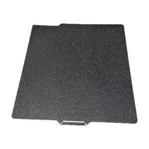 3D Printer Double Side Textured PEI Spring Steel Plate PEI Powder Coated Flexible Print Bed Platform 257.5x257.5mm Compatible with BambuLab X1 Series/ X1 Carbon Combo / P1P Printer Accessories