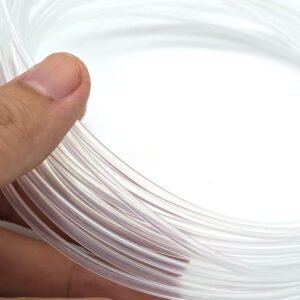3D Printer Parts 1 Meter extruder PTFE Tube Clear Pipe for 1.75mm 3mm ID 2mm 3mm 4mm 6mm OD 4mm Extruder hot end(Clear,ID2mm OD4mm)