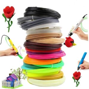 3D Printer Pen Filament 1.75mm Abs Refill 20 Color Random Mix Plastic Bar Widely Used in Food Medical