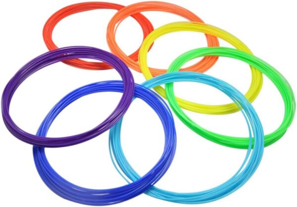 3D Printer Pen Filament Refills 1.75mm Abs 20 Vibrant Colors 328 Pcs Set for Food Medical and Artistic Projects