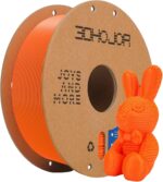 3D Printing Filament High-Speed PLA Filament 1.75mm 300mm/s 1kg Cardboard Spool Dimensional Accuracy +/- 0.03 mm Fit Most 3D FDM Printer-Orange