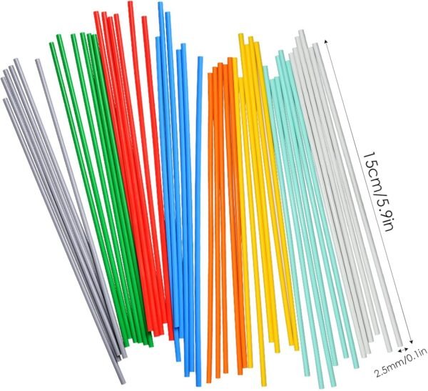 3D Printing Pen, 3D Printing Pen Filament Refills, 2.5mm Colorful 3D Drawing Pen Refill Filament Bundle, 3D Pen for 3D Printing Pens - Image 2