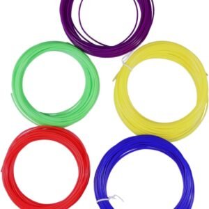 3D Printing Pen Filament Abs 10m Pack 5 Pieces Random Mixed Colors 0.1cm Standard Fit