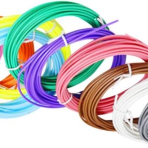 3D Printing Pen Filament Set Pctg Plastic 10 Assorted Colors 1.75mm for Boys and Girls and Educational Toys