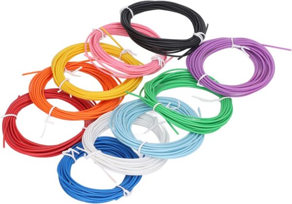 3D Printing Pen PCL Filament Refills 1.75mm,3D Pen Filament Refills,10 Colors Filament Refills 5m Low Melting Temp of 70℃ - Image 2