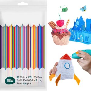 3d Pen Filament Refills - 2.5mm Filament 3d Pens, Multicolor Refills 3d Drawing Pen | 3d Printing Pen Supplies Non Toxic Filament Refills, Creative Arts Filament Pack Eco Friendly Drawing Filament Pen