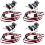 4Pcs 3D Printer Limit Switch Cables and Limit Switch, Mechanical Endstop Limit Switch Module Endstop Switch Horizontal Type with 1M 3 Pin Cable for 3D Printer Parts Ramps1.4,
