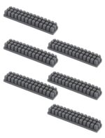 6PCS 3D Printer Silicone Nozzle Brush for Bambu Lab A1, 3D Printer Hotend Nozzle Brush Replacement Kit Cleaner Tool of 3D Printer Parts & Accessories(NOT for Bambu A1 Mini)