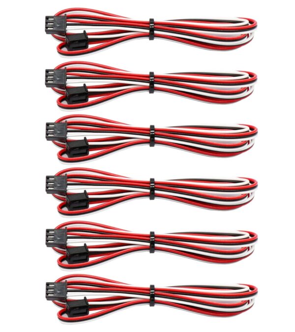6pcs/lot 3D Printer Parts 1M XH2.54 3PIN Cable Endstop Mechanical Limit Optical Switch Connection Wire
