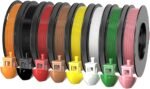8-Color PLA Filament Bundle for 3D Printers 1.75 mm, 8 Pack Filament Refills, 269 FT 250 g Per Spool, 2 kg in Total, White, Black, Red, Green, Yellow, Pink, Orange Yellow, Brown