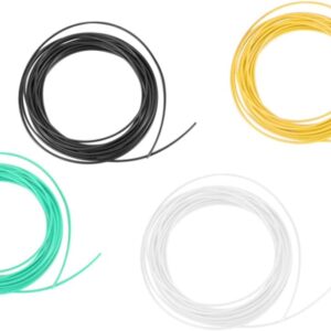ABOOFAN 5pcs Printing Pen Filament Refills and Filament Black White Yellow Red Green High Strength Tough Compatible with Standard Printers