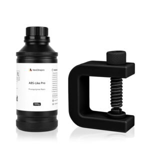 ABS-Like Pro Engineer Resin, with Ultra High Toughness, Low Shrinkage 3D Printing Photopolymer Resin for LCD/DLP 3D Printers (Black, 500g)