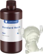 ANYCUBIC 3D Printer Resin, 405nm High Precision Fast Curing Photopolymer Resin for LCD 3D Printing 1kg Clear