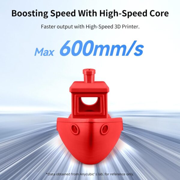 ANYCUBIC High Speed 3D Printer Filament 1.75mm Bundle, Rapid PLA Filament with High Prints Quality, Dimensional Accuracy +/- 0.02mm, 1KG Reusable Spool, 4KG Black +White + Blue + Red - Image 2