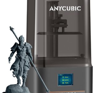 ANYCUBIC Photon Mono 4, Resin 3D Printer with 7'' 10K Mono LCD Screen, Stable LighTurbo Light Source and 70mm/h Fast Printing, Print Volume 6.04'' x 3.42'' x 6.49''