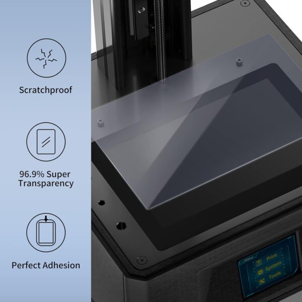 ANYCUBIC Screen Protector for Photon Mono 4/Mono 4 Ultra, 7 Inches Anti Scratch Film, 5pcs - Image 2