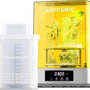 ANYCUBIC Wash & Cure Plus 3.0, Large Size Mono M5s LCD MSLA SLA 3D Printer, Powerful Curing Light, Improved IPA Usage, Cleaning Volume 8.97''x5.03''x10.23''